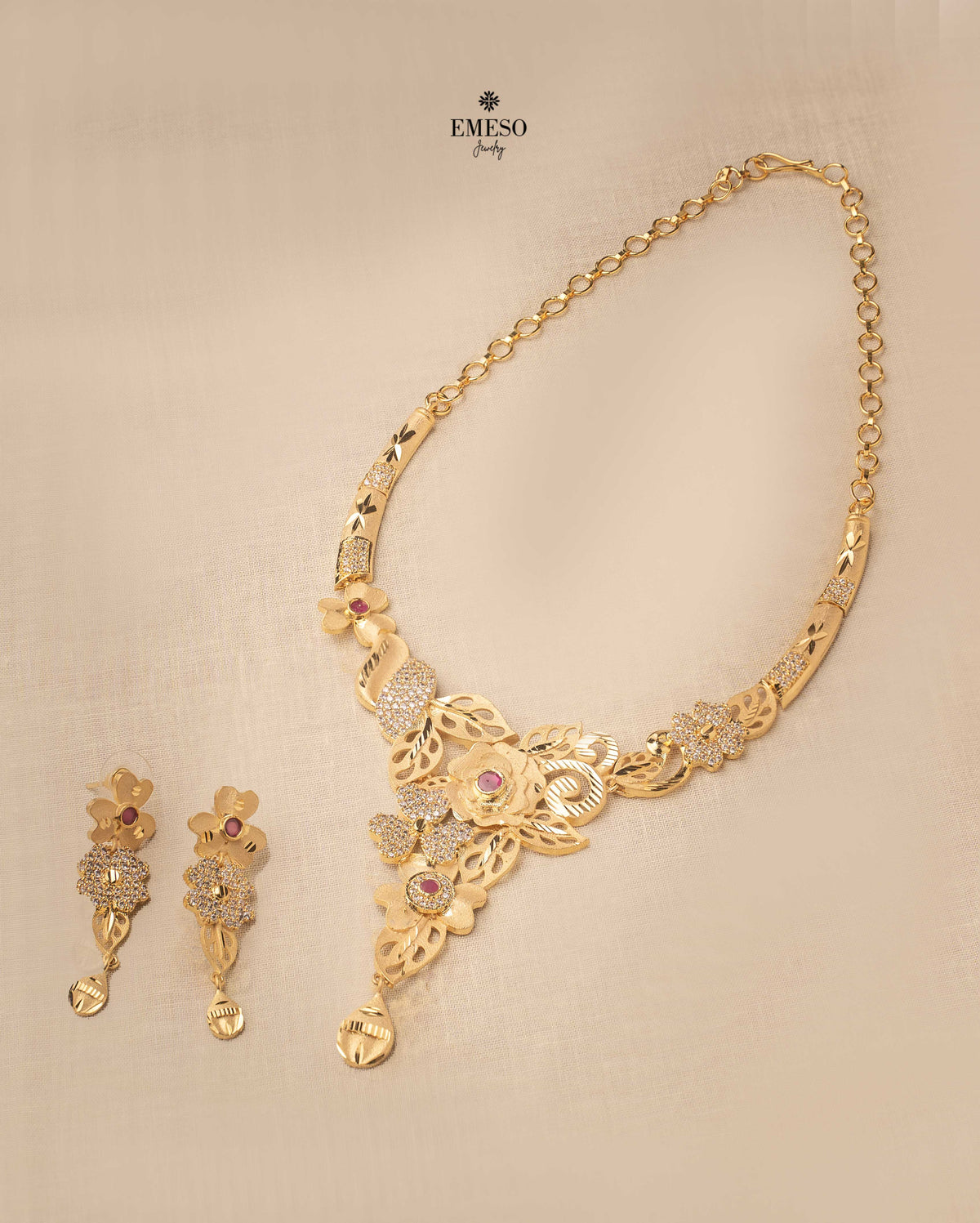 Gold Plated 18k 1.6gm Necklace EGP0034