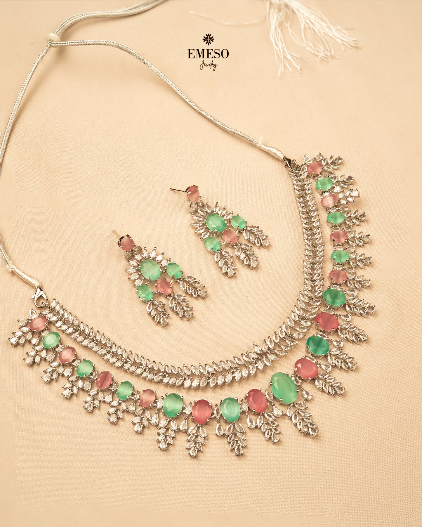 Dimond cut Necklaces EDN0038