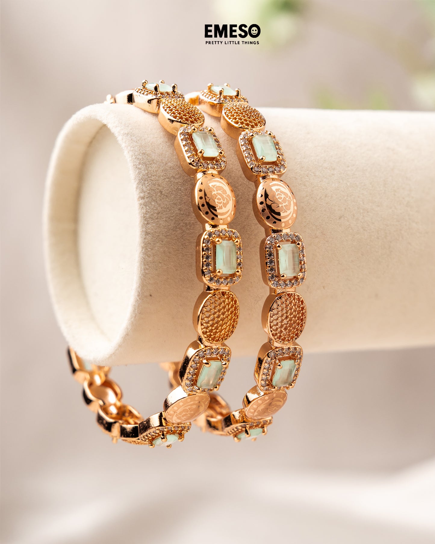Mint Majesty Bangles