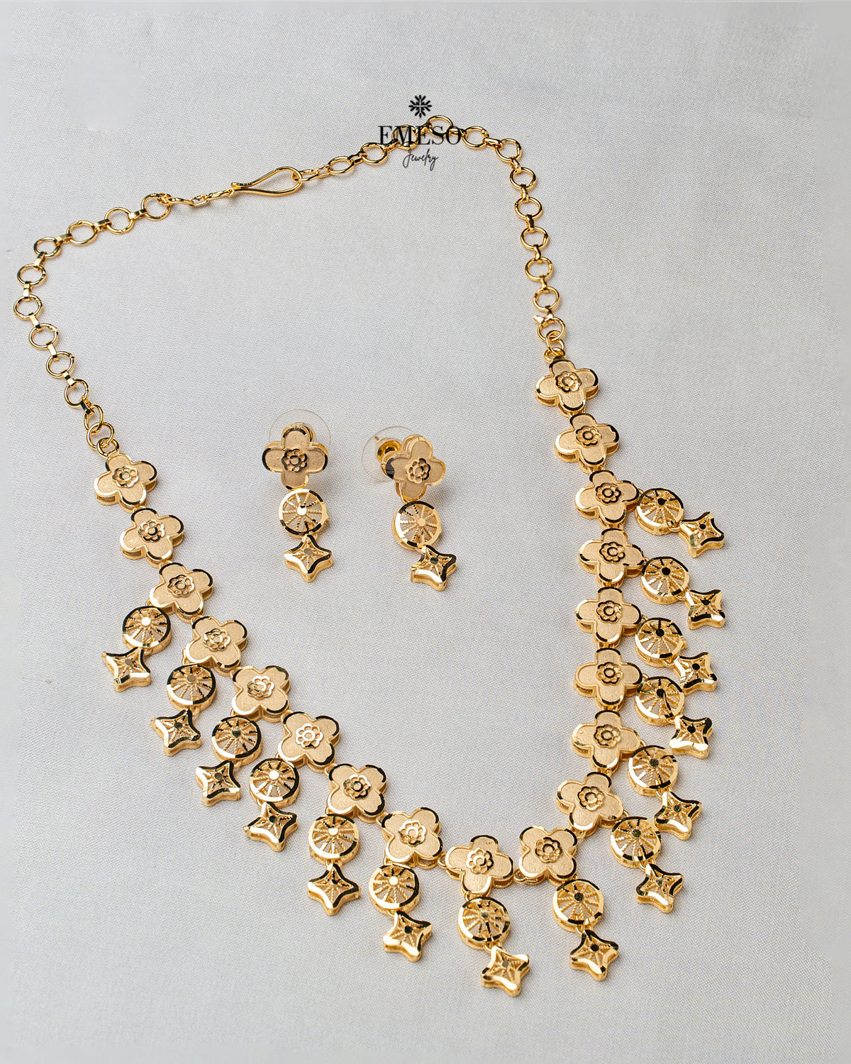 Gold Plated 18k 1.6gm Necklace EGP0023