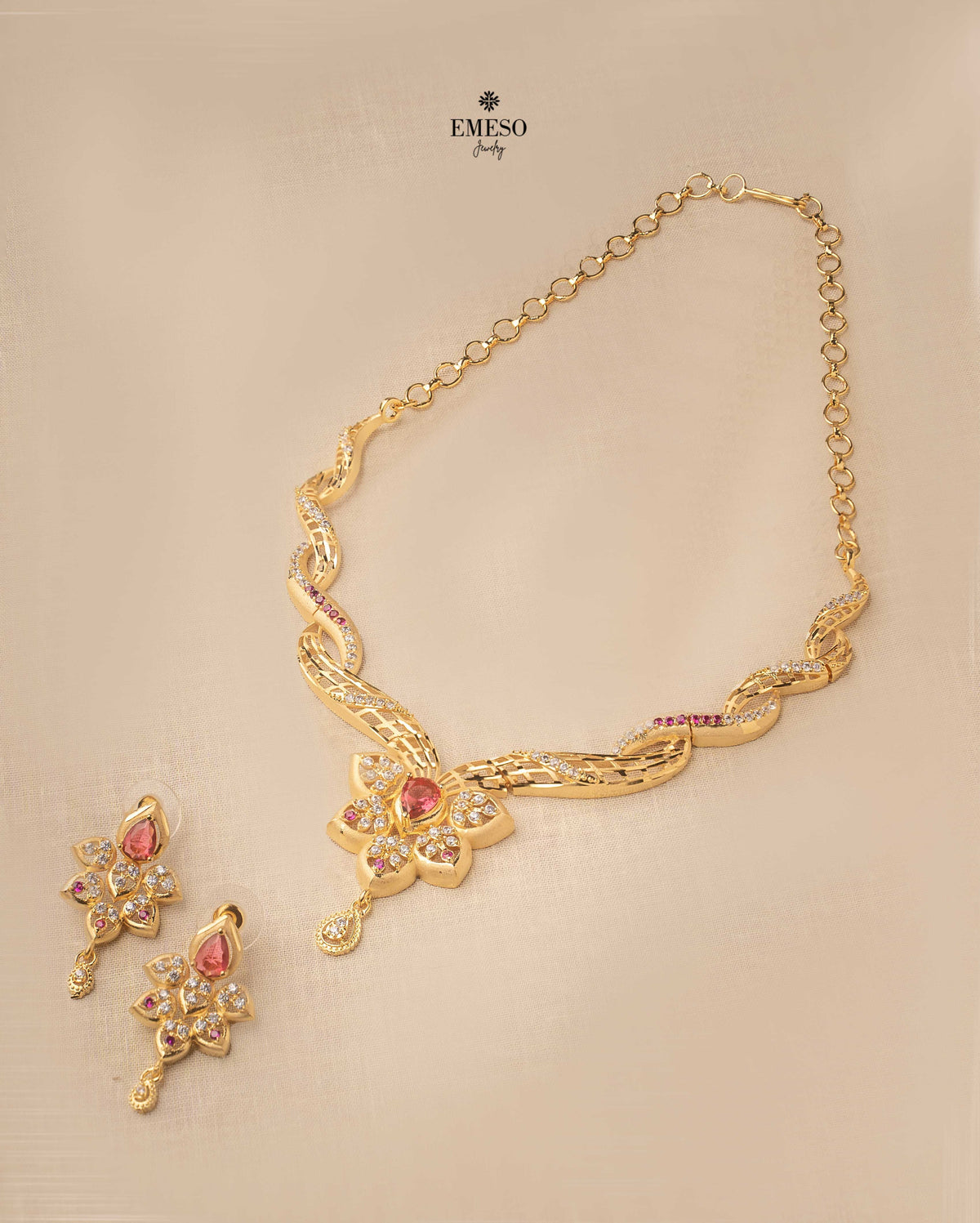 Gold Plated 18k 1.6gm Necklace EGP0031