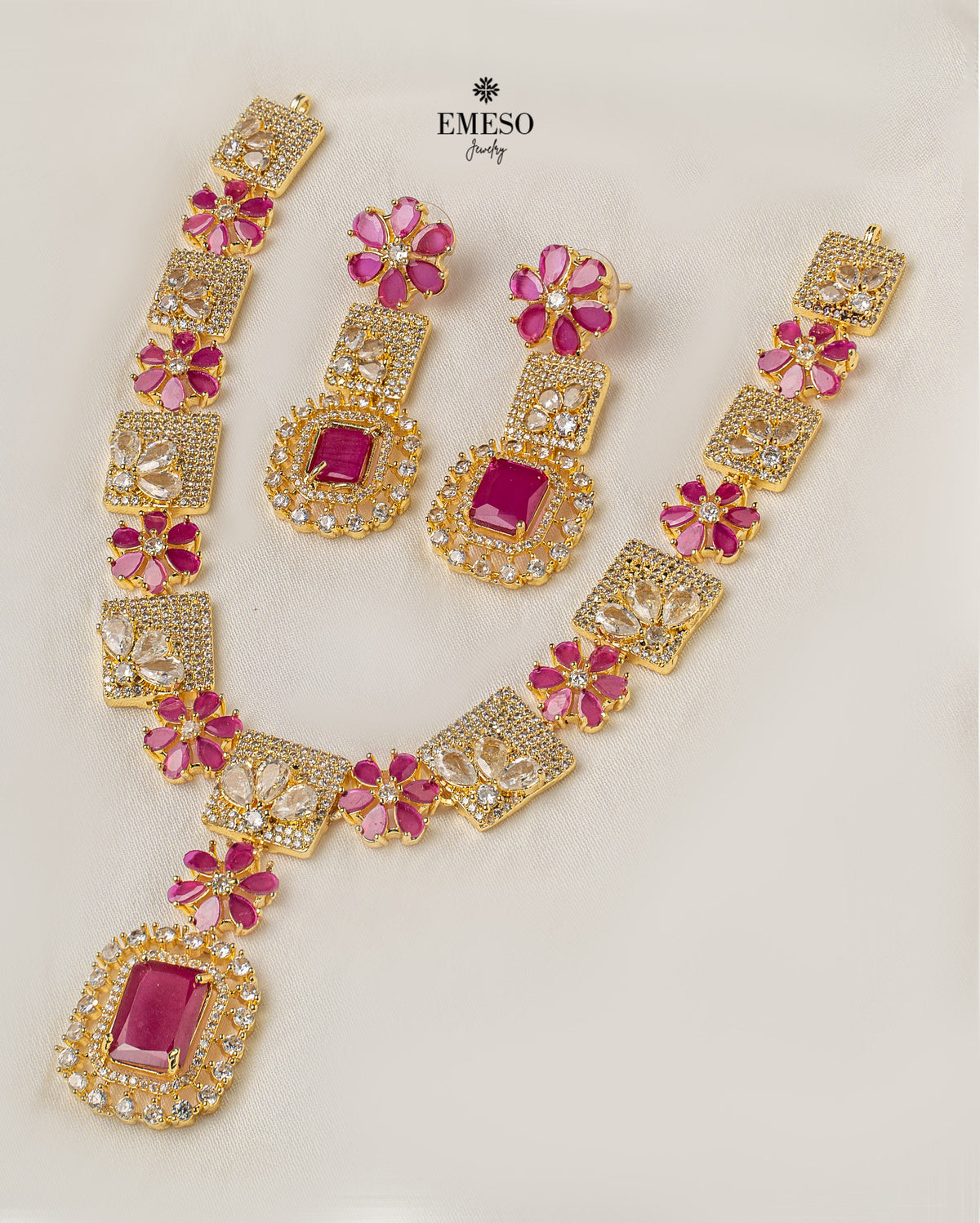 Dimond cut Necklaces EDN0063