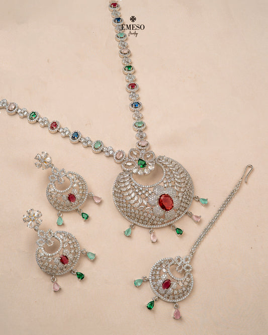 Dimond cut Necklaces EDN0050