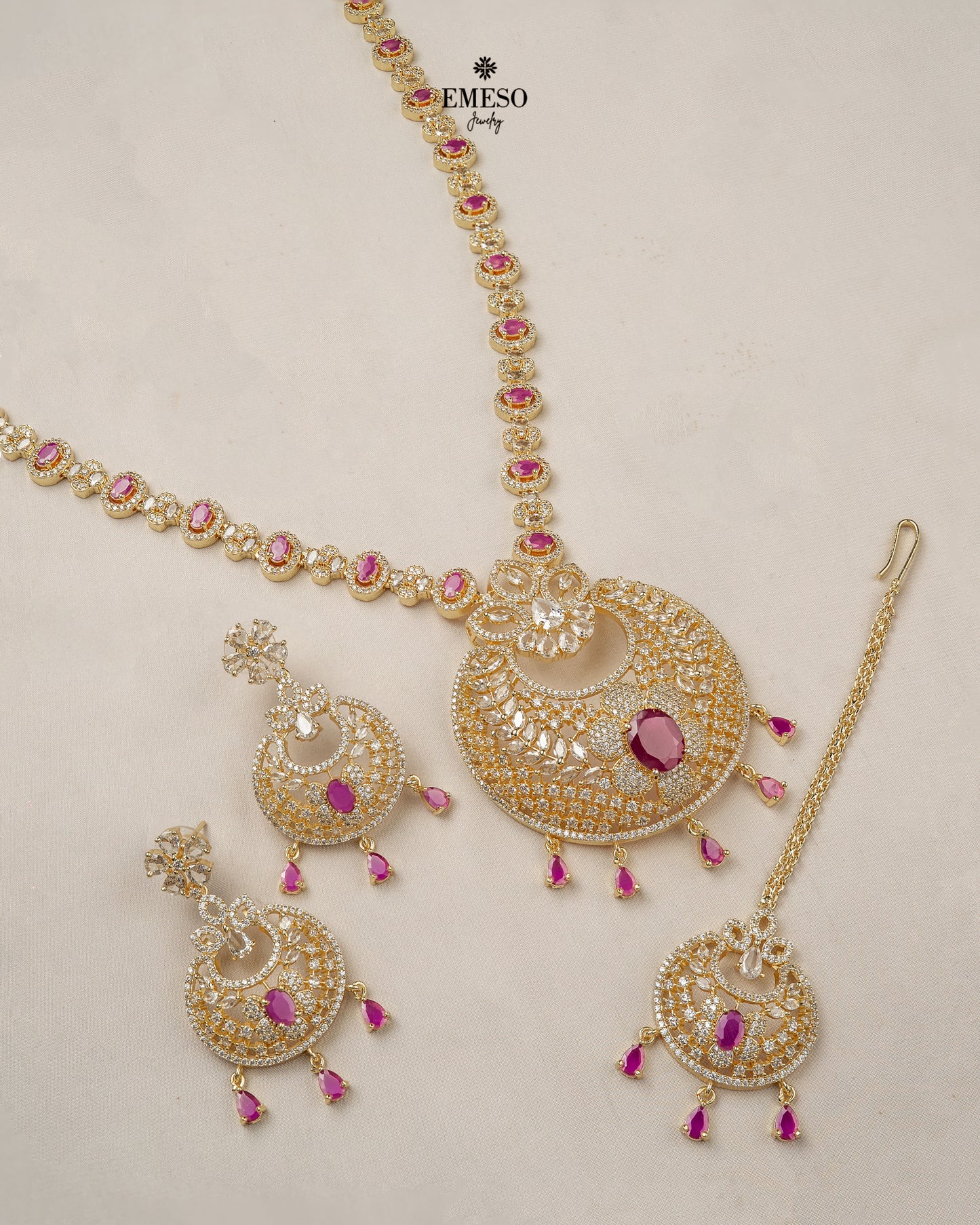 Dimond cut Necklaces EDN0049
