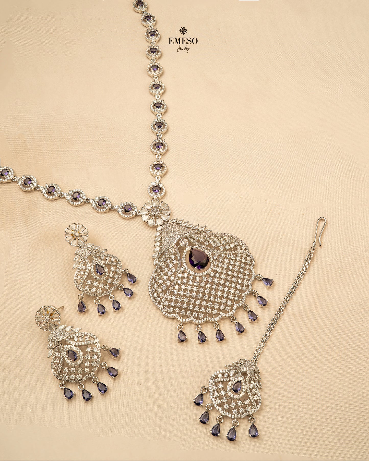 Dimond cut Necklaces EDN0016