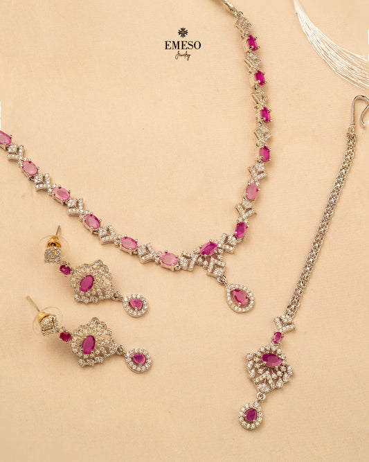 Dimond cut Necklaces EDN0025
