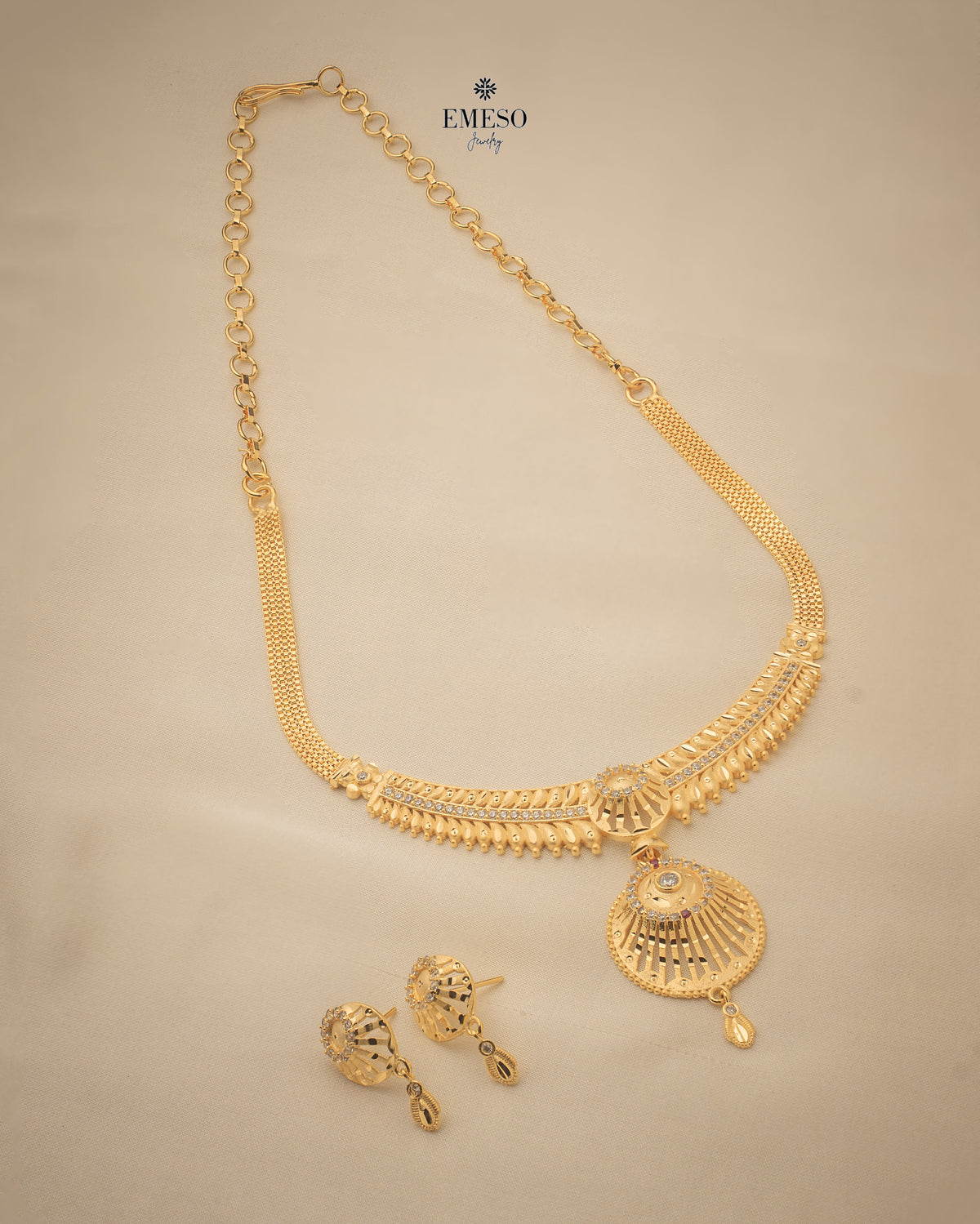 Gold Plated 18k 1.6gm Necklace EGP0002