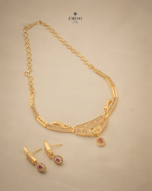 Gold Plated 18k 1.6gm Necklace EGP0003