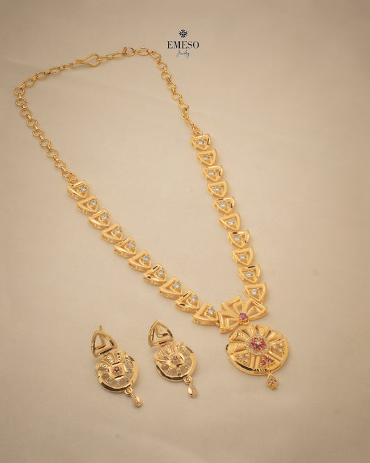 Gold Plated 18k 1.6gm Necklace EGP0005