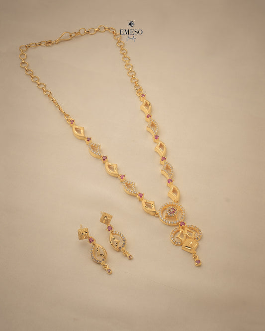 Gold Plated 18k 1.6gm Necklace EGP0009