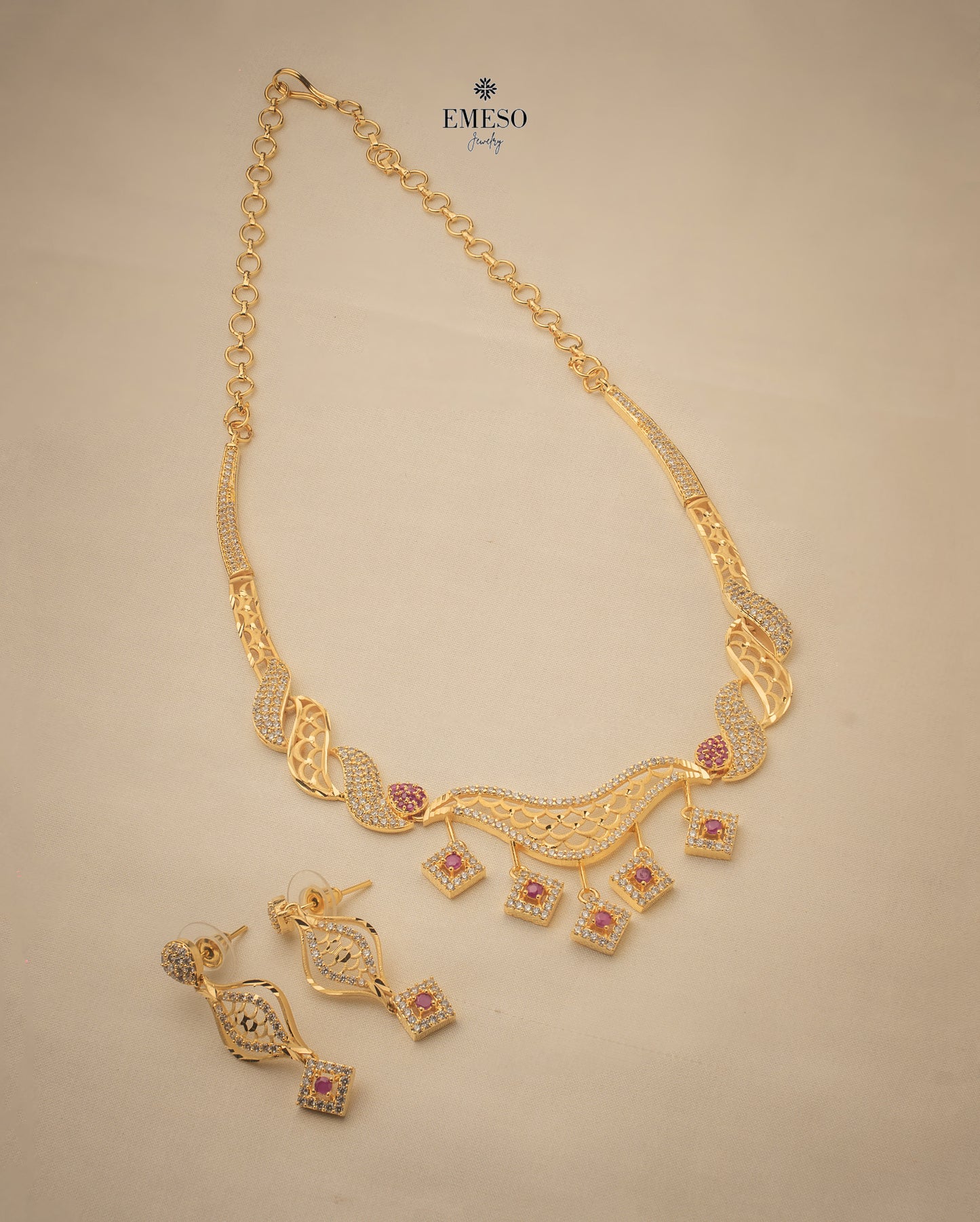 Gold Plated 18k 1.6gm Necklace EGP0011