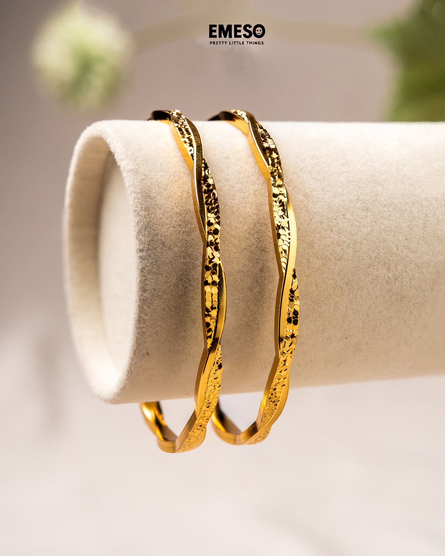 Antique Gold Kada Bangles