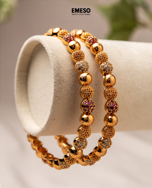 Charming Rubi Unique Design Bangle