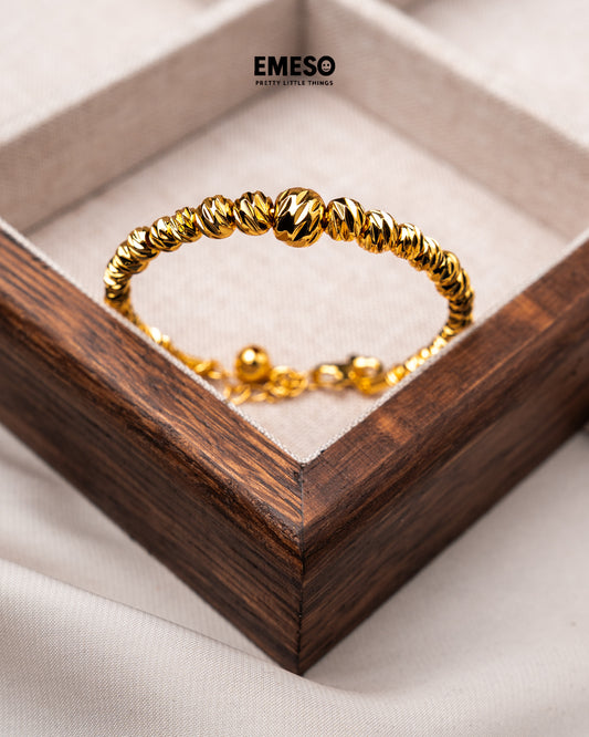 Golden Helix Bracelet for your princess (Kid)