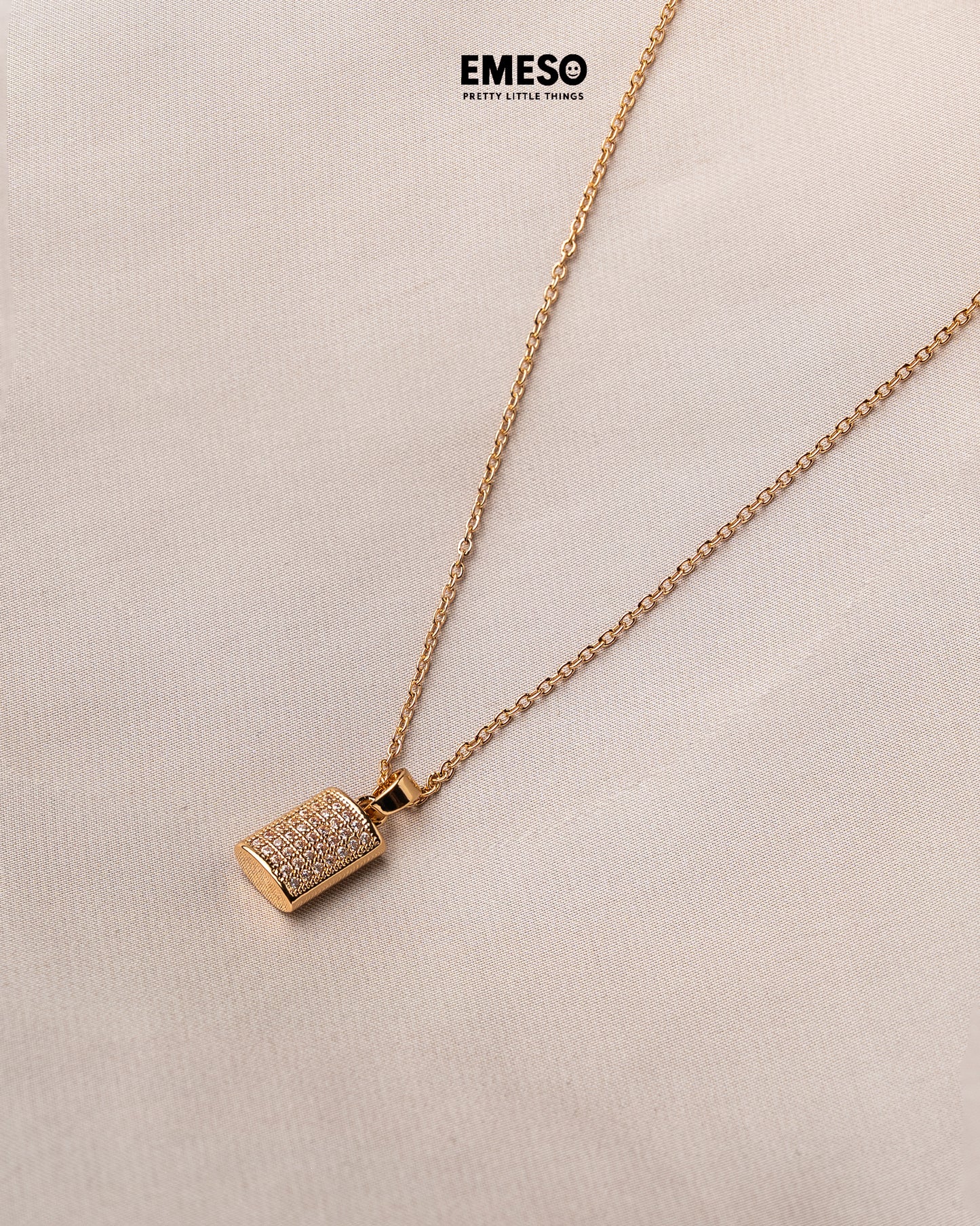 Archies artificial gold-plated pendant