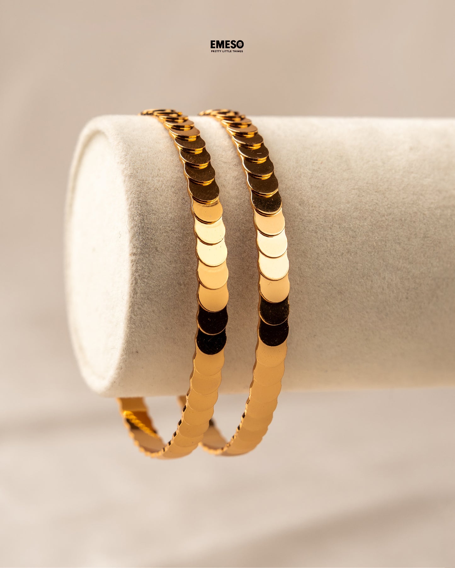 Crescent Link Bangles